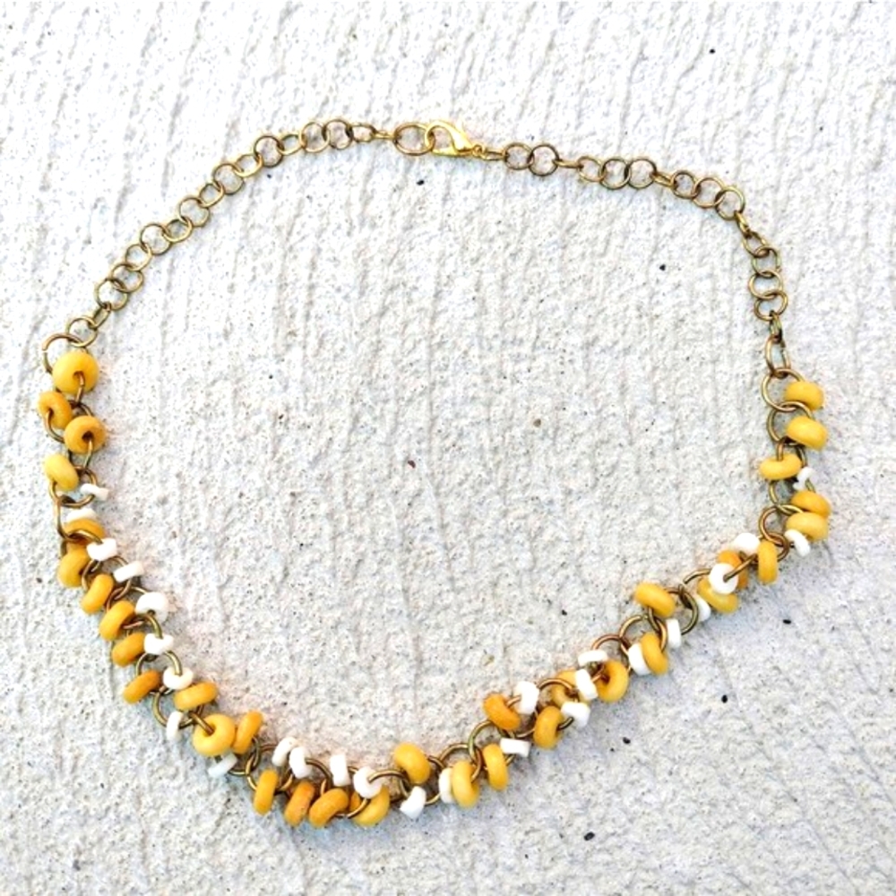 Necklace gold linked choker necklace jewelry